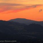 Sonnenuntergang im Casentino - Toskana