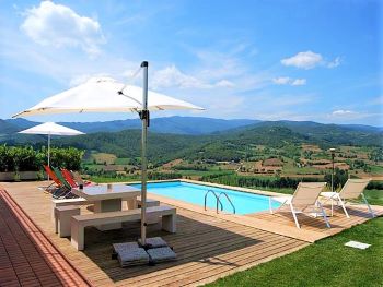 Luxus-Ferienvilla mit Pool in der Toskana 