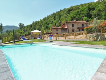 Toskana: Villa mit Pool für 6 Personen 